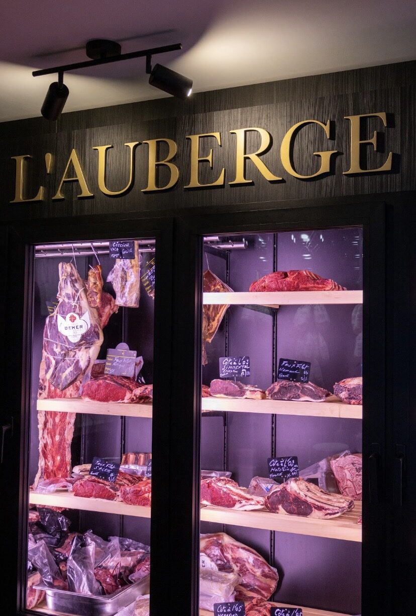 La cave de maturation de L'Auberge de Mouvaux